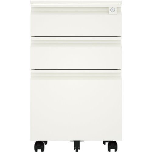 Professional Mobile Filing &amp Storage Cabinet 3 drawer 390x500x650mm White | Stalwart DA-SEMC1WHITE