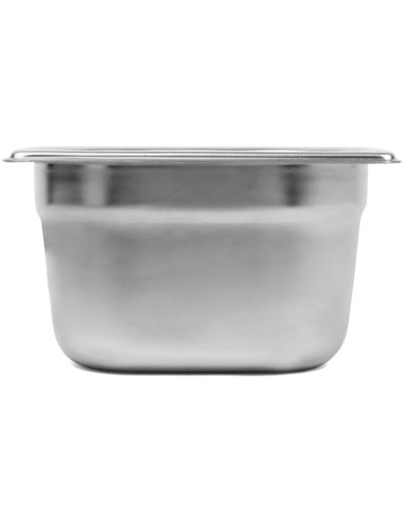 Stainless steel Gastronorm Pan GN1/6 Depth 100mm | Stalwart DA-PH602