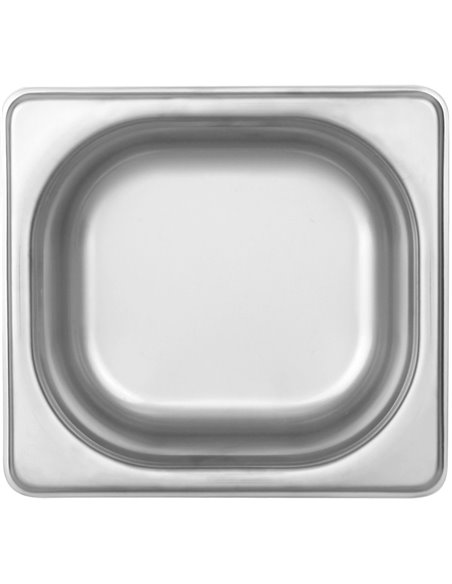Stainless steel Gastronorm Pan GN1/6 Depth 100mm | Stalwart DA-PH602