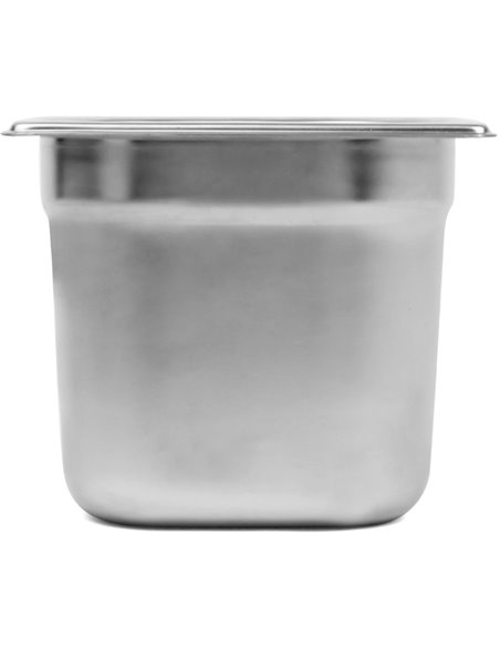 Stainless steel Gastronorm Pan GN1/6 Depth 150mm | Stalwart DA-PH603