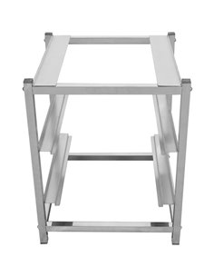 Dishwasher stand with 2 rack guides for dishwashers of Width 465-475mm &amp Depth 505-510mm | Stalwart DA-DWS02M 2