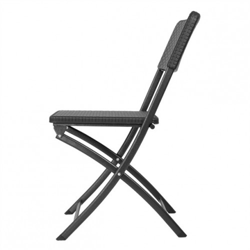 Bolero Rattan Folding Chair Black...