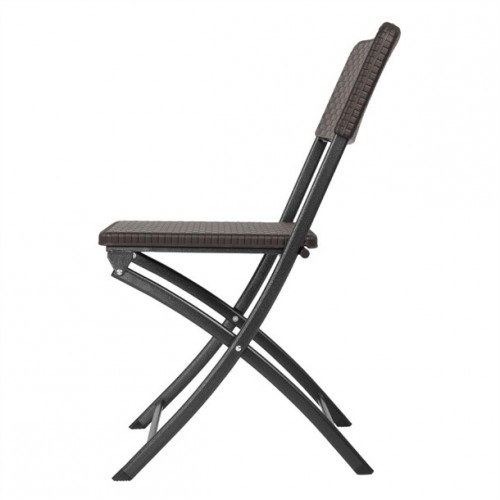 Bolero Rattan Folding Chairs Brown...