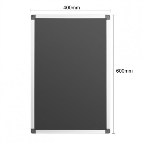Olympia Black Magnetic Board 400x600mm