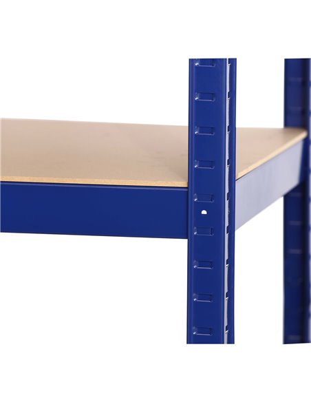 Commercial Blue Heavy Duty Mobile Shelving Unit 5 Shelves 875kg Loading Capacity 900x450x1800mm | Stalwart DA-KWH20