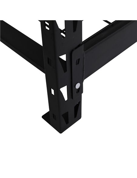 Commercial Shelving unit 4 tier 800kg/shelf Width 1960mm Depth 610mm Black wire | Stalwart DA-KIT99