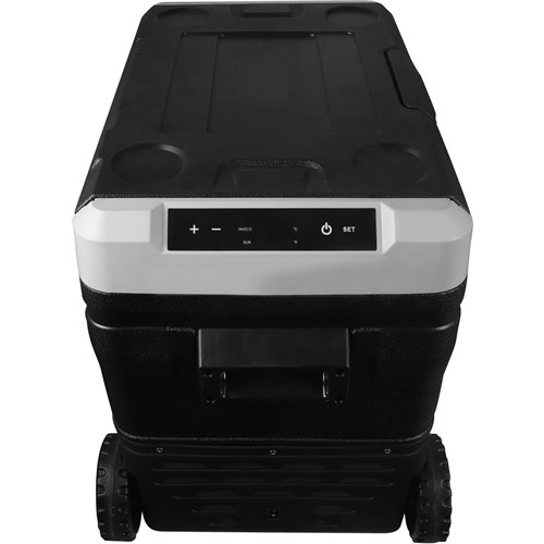 Electric Portable Camping Fridge Freezer Coolbox 12V &amp 24V 50 litre | Stalwart DA-ZBD50