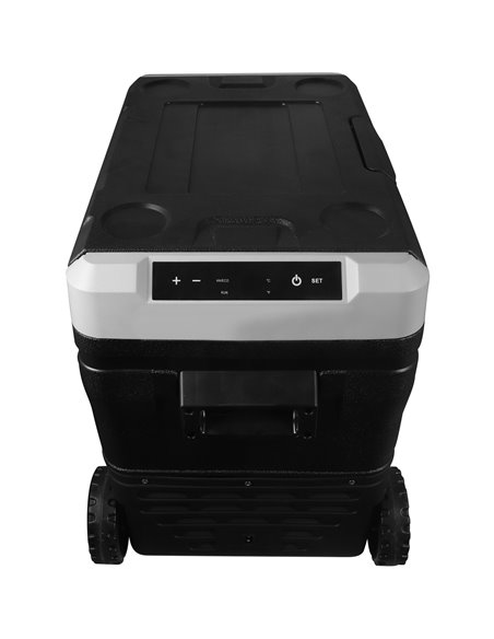 Electric Portable Camping Fridge Freezer Coolbox 12V &amp 24V 50 litre | Stalwart DA-ZBD50