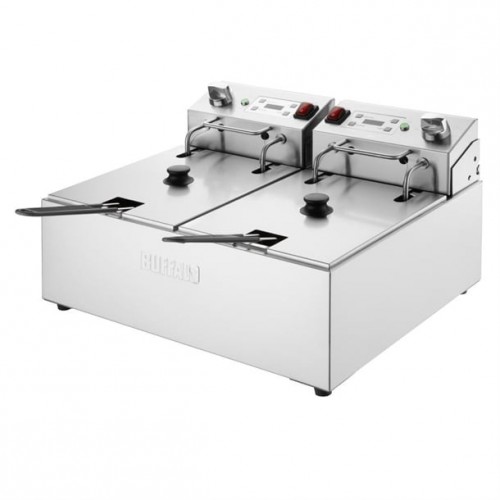 Buffalo Double Electric Fryer with...
