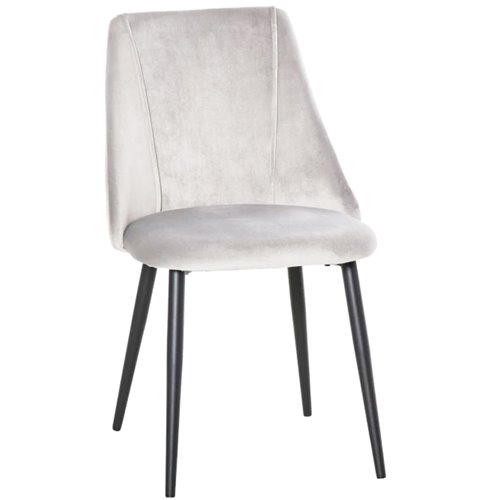 Velvet Dining Chair Beige | Stalwart DA-WW185BEIGE
