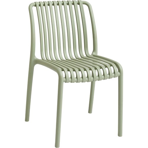 Bistro Dining Chair Plastic Light Green Indoors &amp Outdoors | Stalwart DA-WW6076LIGHTGREEN