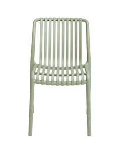 Bistro Dining Chair Plastic Light Green Indoors &amp Outdoors | Stalwart DA-WW6076LIGHTGREEN 2