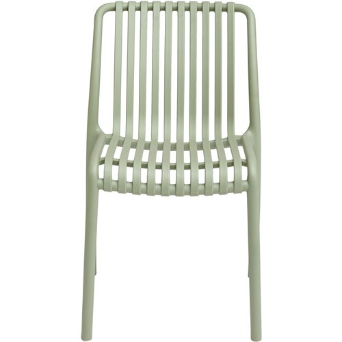 Bistro Dining Chair Plastic Light Green Indoors &amp Outdoors | Stalwart DA-WW6076LIGHTGREEN