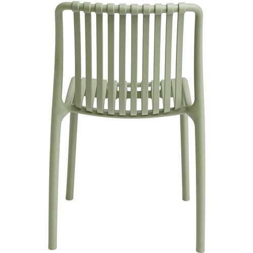 Bistro Dining Chair Plastic Light Green Indoors &amp Outdoors | Stalwart DA-WW6076LIGHTGREEN
