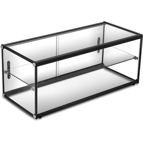 Neutral Display Case Black 920x398x381mm | Stalwart DA-ZW120SS