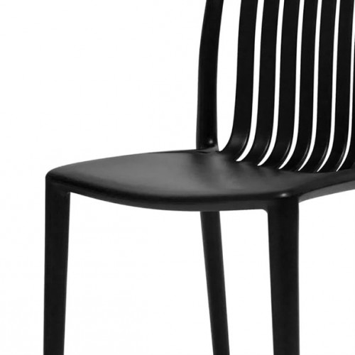 Bolero Verona Café Chairs Black (Pack...
