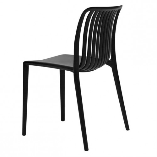 Bolero Verona Café Chairs Black (Pack...