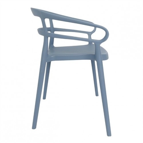 Bolero Mateo Café Chairs Slate Blue...