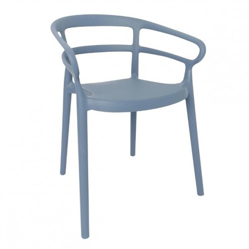 Bolero Mateo Café Chairs Slate Blue...