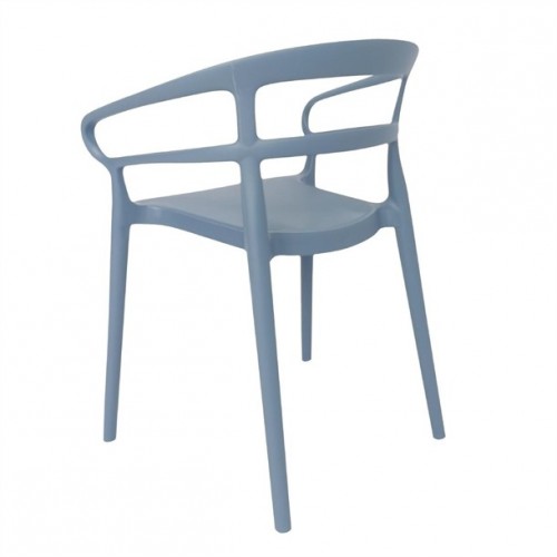 Bolero Mateo Café Chairs Slate Blue...