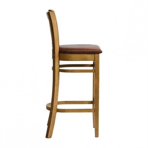 Manhattan Bar Chair in Weathered Oak...