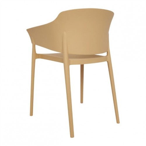 Bolero Lorenzo Cafe Chairs Warm Cream...