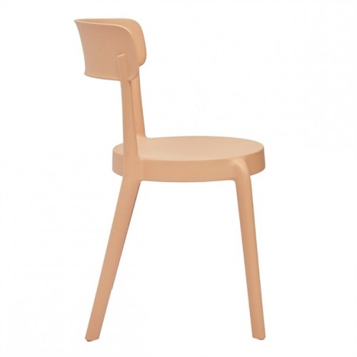 Bolero Mila Café Chairs Light Salmon...