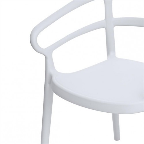 Bolero Mateo Café Chairs White (Pack...