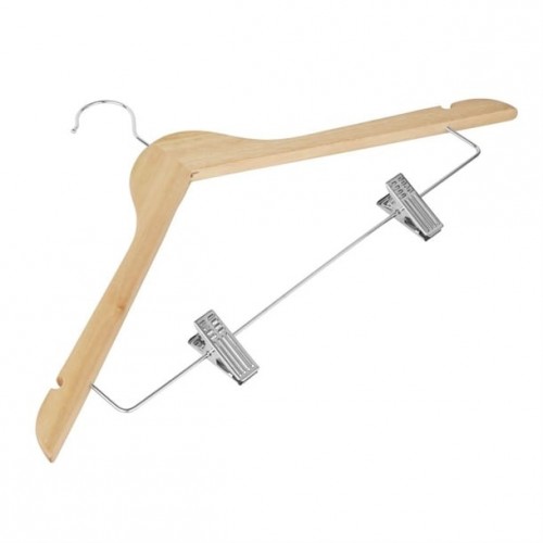 Bolero Wooden Hanger with Anti-Slip...