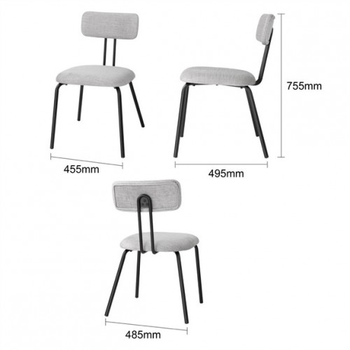 Bolero Fairfield Chairs Black and...