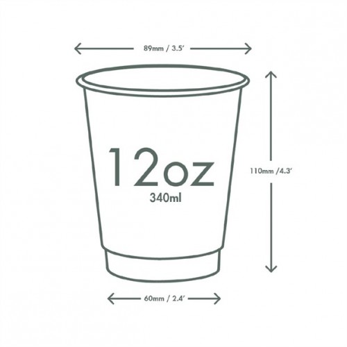 Vegware Christmas Double Wall Hot Cup...