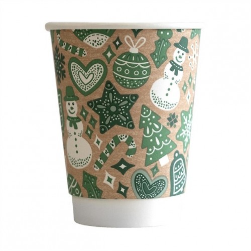 Vegware Christmas Double Wall Hot Cup...