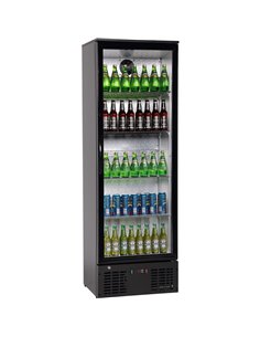 Commercial Bar bottle cooler Upright Single door 300 litres Black | Stalwart DA-LG310H 2
