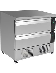 FlexDrawer Counter Fridge &amp Freezer 905x700x840mm 4xGN1/1 | Stalwart DA-CBF92