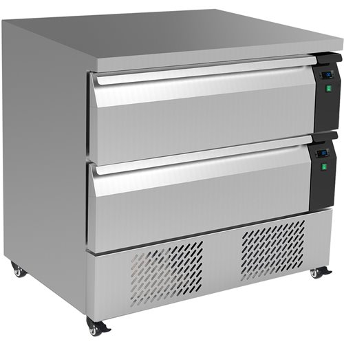 FlexDrawer Counter Fridge &amp Freezer 905x700x840mm 4xGN1/1 | Stalwart DA-CBF92