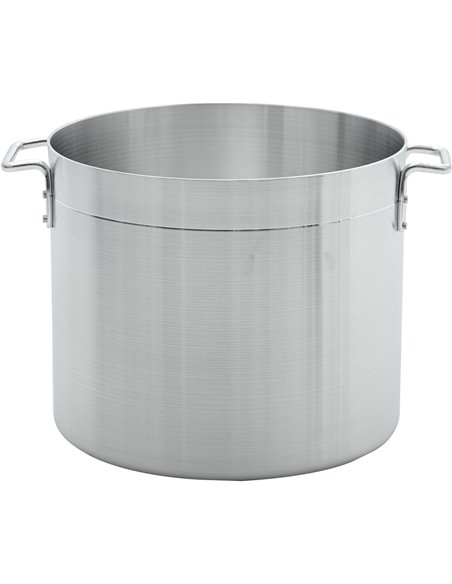 Professional Stock Pot with Lid Aluminium 75 litres | Stalwart DA-ALSTP80