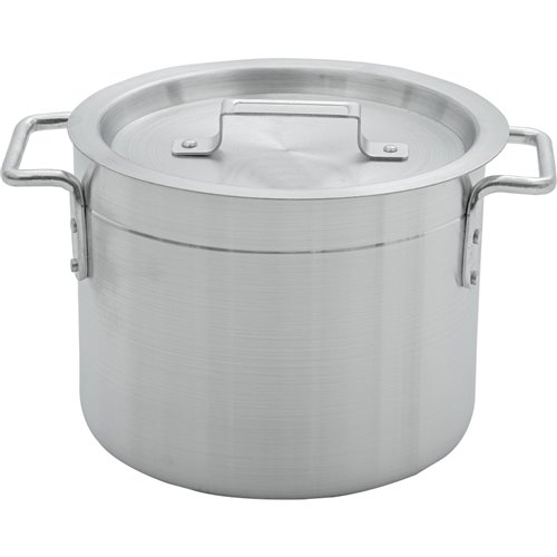 Professional Stock Pot with Lid Aluminium 75 litres | Stalwart DA-ALSTP80