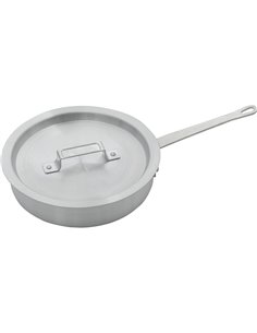 Professional Saute Pan with Lid Aluminium 3 litres | Stalwart DA-ALPAN3 2