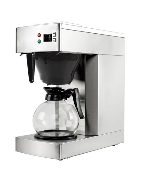Commercial Filter Coffee maker Manual fill 1 glass jug 2 hotplates | Stalwart DA-RB386AD1