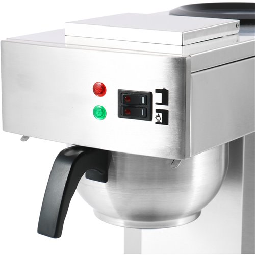 Commercial Filter Coffee maker Manual fill 1 glass jug 2 hotplates | Stalwart DA-RB386AD1