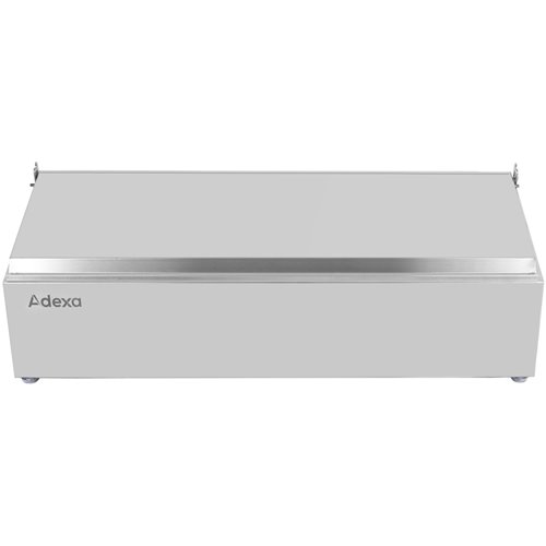 Commercial Condiment Holder with lid including 4xGN1/6-100mm containers Stainless steel | Stalwart DA-CHD04AFL