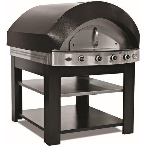 Gas Pizza and Pita Oven 750x800 with Stand | Stalwart DA-ASPLFD4-PLSD4S