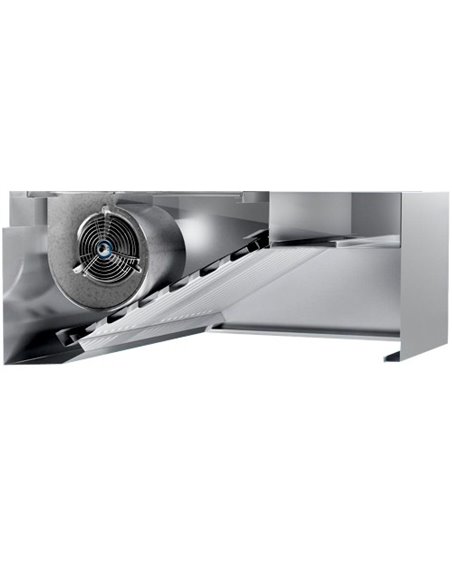 Box Wall type Extraction canopy with Filter &amp Fan &amp Lights &amp Speed control 1000x700x450mm | Stalwart DA-VHS107F