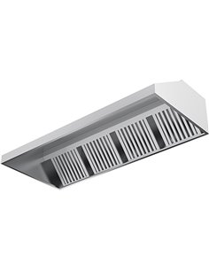 Wall type Extraction Canopy 1 filter 1000x900x500mm | Stalwart DA-DDVLK1095