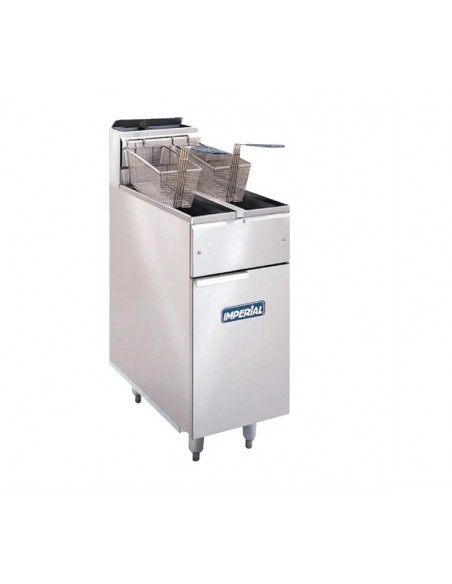Imperial IFS-2525 Twin Tank Twin Basket 2x 14Ltr Nat Gas Fryer IFS-2525