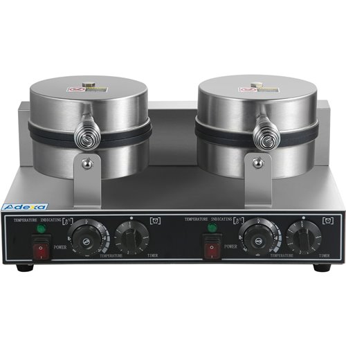 Commercial Waffle maker Double Round | Stalwart DA-HWB2