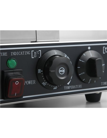 Commercial Waffle maker Double Round | Stalwart DA-HWB2