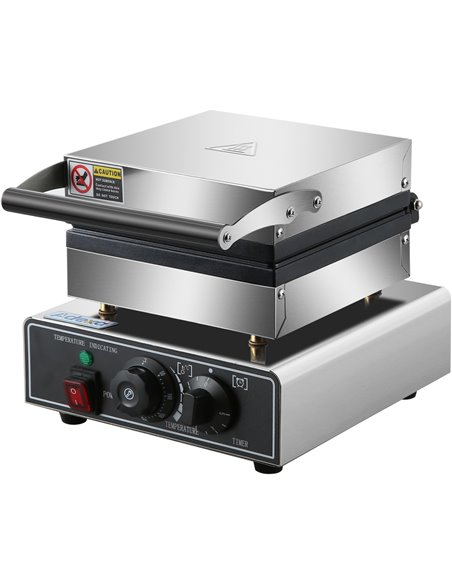 Commercial Waffle maker Single Square | Stalwart DA-KWB1S