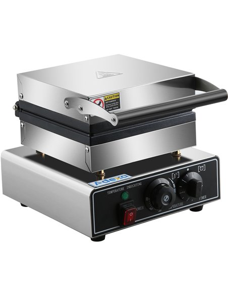 Commercial Waffle maker Single Square | Stalwart DA-KWB1S