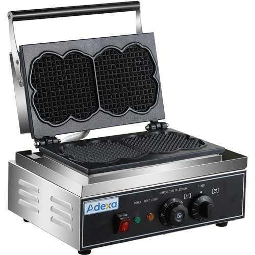 Commercial Waffle Maker 1.55kW 2 waffles Countertop | Stalwart DA-HX116